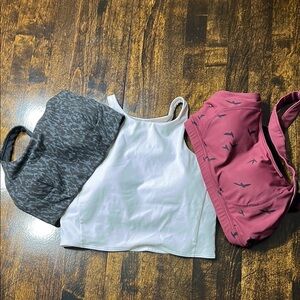 Lululemon and Oiselle Sports Bras